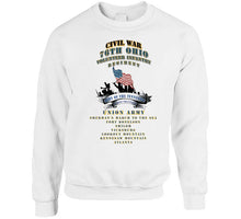 Load image into Gallery viewer, Civil War - 76th Ohio Infantry Regiment - Usa - Battle X 300 T Shirt
