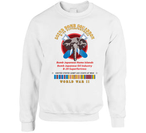 502nd Bomb Squadron - B-29 Superfortress - Campaigns - World War Ii W Pac Svc - Classic T Shirt, Crewneck Sweatshirt, Hoodie, Long Sleeve