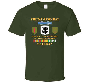 Vietnam Combat Infantry Veteran W 2nd Bn 28th Inf 1st Inf Div -  X 300 Classic T Shirt, Crewneck Sweatshirt, Hoodie, Long Sleeve