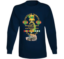 Load image into Gallery viewer, Vietnam Combat Vet - 716th Mp Bn, 89th Mp Group W  Dui - Br  W Mp Patrol Jeep W Vn Svc X 300 T Shirt
