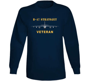 Airplane - B-47 Stratojet Bomber - Front - Veteran X 300 T Shirt