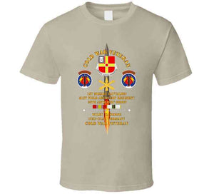 Cold War Vet - 1st Missile Bn, 81st Artillery 56th Artillery Group - Neu-ulm Germany - Firing Missile  W Cold Svc T Shirt