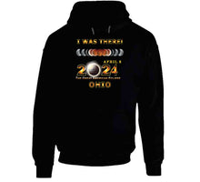 Load image into Gallery viewer, Total Eclipse - 2024 - I Was There W Yellow Outline - Ohio T Shirt
