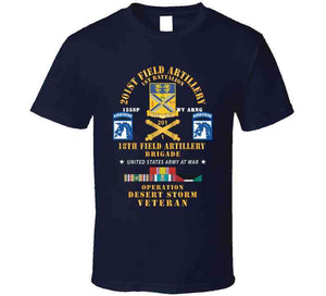 1st Battalion, 201st Artillery, Xviii Abn Corps - Operation Desert Storm Veteran X 300 T Shirt