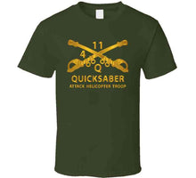 Load image into Gallery viewer, Atk Helicopter Troop - Q - 4 - 11th Acr - Branch W Txt X 300 T Shirt

