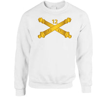 Load image into Gallery viewer, Army - 12th Field Artillery Regt - Artillery Br Wo Txt T Shirt
