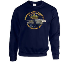 Load image into Gallery viewer, Army - Company Supply Sergeant - Armor Company W Weapons And Vehicles X 300 Classic T Shirt, Crewneck Sweatshirt, Hoodie, Long Sleeve
