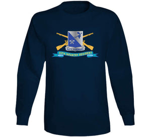 Army - 66th Infantry Regiment - Dui W Br - Ribbon X 300 Classic T Shirt, Crewneck Sweatshirt, Hoodie, Long Sleeve