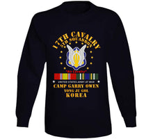 Load image into Gallery viewer, Army - 5th Squadron 17th Cavalry - Air Cav - Camp Gary Owen Korea W Kdsm Svc T Shirt
