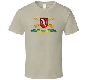 Army - 3rd Battalion, 7th Special Forces Group - Flash W Br - Ribbon X 300 Classic T Shirt, Crewneck Sweatshirt, Hoodie, Long Sleeve