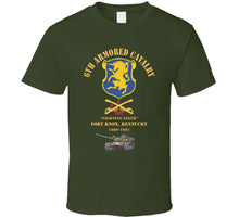 Load image into Gallery viewer, Army - 6th Acr W Cav Br  Ft Knox Kentucky - 1980-1981 W M60 Green Camo - Red Txt X 300 Classic T Shirt, Crewneck Sweatshirt, Hoodie, Long Sleeve
