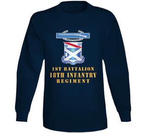 Army - 1st Bn 18th Inf W Dui - Cib X 300 T Shirt