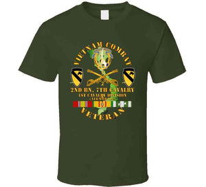 Army - Vietnam Combat Cavalry Vet W 2nd Bn 7th Cav Dui - 1st Cav Div X 300 Classic T Shirt, Crewneck Sweatshirt, Hoodie, Long Sleeve