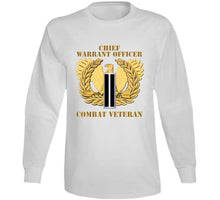 Load image into Gallery viewer, Emblem - Warrant Officer - Cw6 - Combat Veteran X 300 T Shirt
