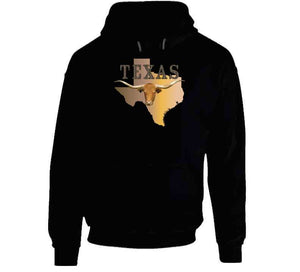 Texas - Rattler Skin -texas State Map W Longhorn X 300 Classic T Shirt, Crewneck Sweatshirt, Hoodie, Long Sleeve