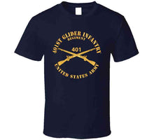 Load image into Gallery viewer, Army  - 401st Glider Infantry Regiment - Us Army W Branch X 300 T Shirt
