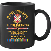 Load image into Gallery viewer, Army - 116th Infantry Regt - 1st Id - D Day W Follow Me W Svc Classic T Shirt, Crewneck Sweatshirt, Hoodie, Long Sleeve
