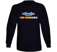 Load image into Gallery viewer, Vietnam Ribbons Svc Bar W Cib Wo Campaign Star T Shirt
