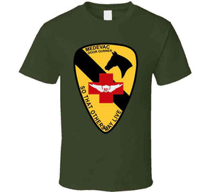 Army - Medevac - Door Gunner  - 1st Cavalry - Vietnam Wo Txt T Shirt