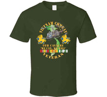 Load image into Gallery viewer, Vietnam Combat Cavalry Veteran W 9th Cav Helicopter X 300 T Shirt
