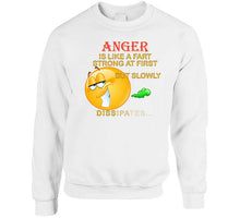 Load image into Gallery viewer, Anger - Is Like A Fart - Strong At First  X 300 T Shirt
