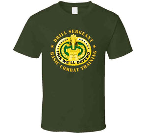 Army - Drill Sgt Badge - Basic Combat Training Classic T Shirt, Crewneck Sweatshirt, Hoodie, Long Sleeve