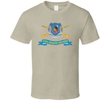 Load image into Gallery viewer, Army - 418th Infantry Regiment - Dui W Br - Ribbon X 300 T Shirt
