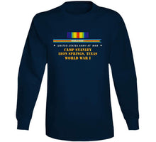 Load image into Gallery viewer, Army - Camp Stanley, Leon Springs, Texas with World War I Service Ribbon Classic T Shirt, Crewneck Sweatshirt, Hoodie, Long Sleeve
