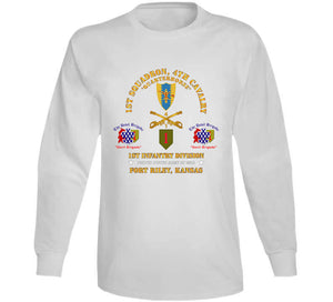 Army - 1st Squadron, 4th Cavalry - 1st Inf Div - Devil Bde - Ft Riley, Ks X 300 T Shirt