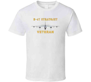 Airplane - B-47 Stratojet Bomber - Front - Veteran X 300 T Shirt