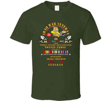 Load image into Gallery viewer, Usn - Iraq War Vet - Nmcb 23  Oif 11-2 - Signs W Iraq Svc X 300 T Shirt
