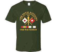 Load image into Gallery viewer, Army - 43rd Signal Battalion - Cold War Veteran W Cold Svc X 300 T Shirt
