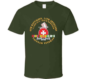 6th Battalion, 14th Artillery Regiment - Dui - Vn Svc Bar - Top X 300 T Shirt