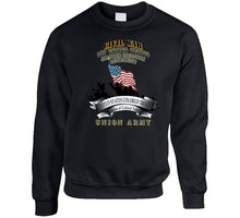 Load image into Gallery viewer, Civil War - 1st United States Colored Infantry Regiment With Usct Bureau Banner - Usa X 300 T Shirt
