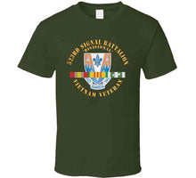 Load image into Gallery viewer, 523rd Signal Battalion, (divisional) W Vietnam Service Ribbons X 300 T Shirt
