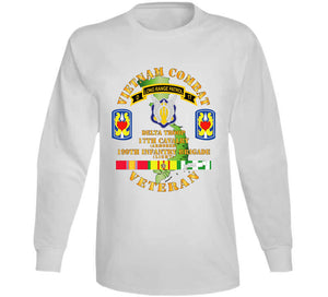 Vietnam Combat Veteran W D Troop - 17th Cav - 199th Inf Bde W Svc Classic T Shirt, Crewneck Sweatshirt, Hoodie, Long Sleeve