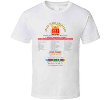 Load image into Gallery viewer, Dui - 333rd Field Artillery Battalion - Dui - Never Forget -wereth Eleven - List Names - Eur Svc Wwii X 300 T Shirt

