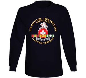 6th Battalion, 14th Artillery Regiment - Dui - Warbonnets - Vn Svc Bar - Top X 300 T Shirt