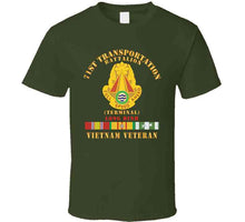 Load image into Gallery viewer, Army - 71st Transportation Battalion -  -terminal - Long Binh -vietnam Vet  W Vn Svc X 300 T Shirt
