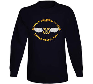 Navy - Rate - Aviation Boatswain's Mate - Gold Anchor W Txt Classic T Shirt, Crewneck Sweatshirt, Hoodie, Long Sleeve