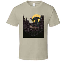 Load image into Gallery viewer, Wolfman Attacking Moon Forest - X 300 Classic T Shirt, Crewneck Sweatshirt, Hoodie, Long Sleeve
