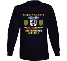 Load image into Gallery viewer, Vietnam Combat Infantry Veteran W 2nd Bn 28th Inf 1st Inf Div -  X 300 T Shirt
