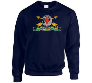 Army - Us Army Special Operations Command - Dui - New W Br - Ribbon X 300 Classic T Shirt, Crewneck Sweatshirt, Hoodie, Long Sleeve