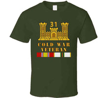 Load image into Gallery viewer, Army - 31st Engineer Battalion - Eng Branch - Cold War Vet W Cold Svc T Shirt

