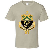 Load image into Gallery viewer, 2nd Battalion, 81st Armor - Dui W Regiment Number X 300 T Shirt
