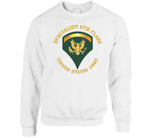 Load image into Gallery viewer, Army - Specialist 5th Class - Sp5 Classic T Shirt, Crewneck Sweatshirt, Hoodie, Long Sleeve
