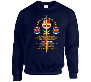 Cold War Vet - 1st Missile Bn, 81st Artillery 56th Artillery Group - Neu-ulm Germany - Firing Missile  W Cold Svc T Shirt