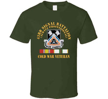 Load image into Gallery viewer, Army - 43rd Signal Battalion - Cold War Veteran - Dui W Cold Svc X 300 T Shirt
