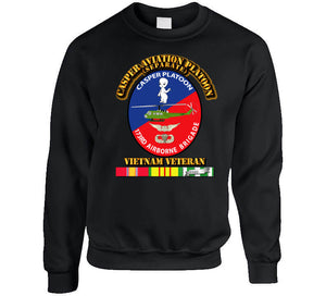 Casper Aviation Platoon - Vietnam Veteran - w Txt  Classic T Shirt, Crewneck Sweatshirt, Hoodie, Long Sleeve