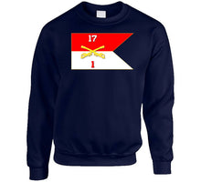 Load image into Gallery viewer, Army - 1st Squadron, 17th Cavalry Guidon Classic T Shirt, Crewneck Sweatshirt, Hoodie, Long Sleeve
